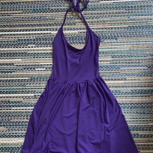 American Apparel purple skater dress